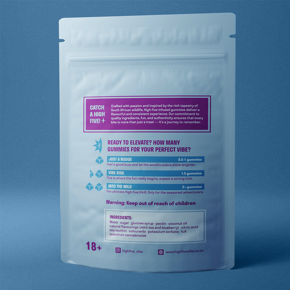 Infused Gummies: Blueberry & Mint Tea Flavour