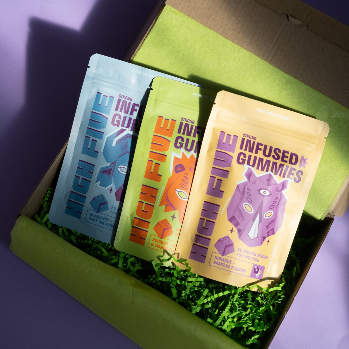 High Five Summer Trio: Infused Gummies Bundle